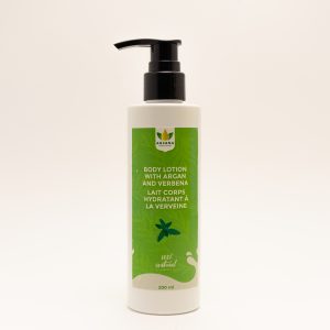 Body lotion with Argan and verbena